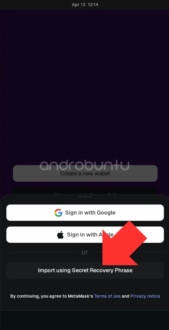 Cara Impor Akun MetaMask 2