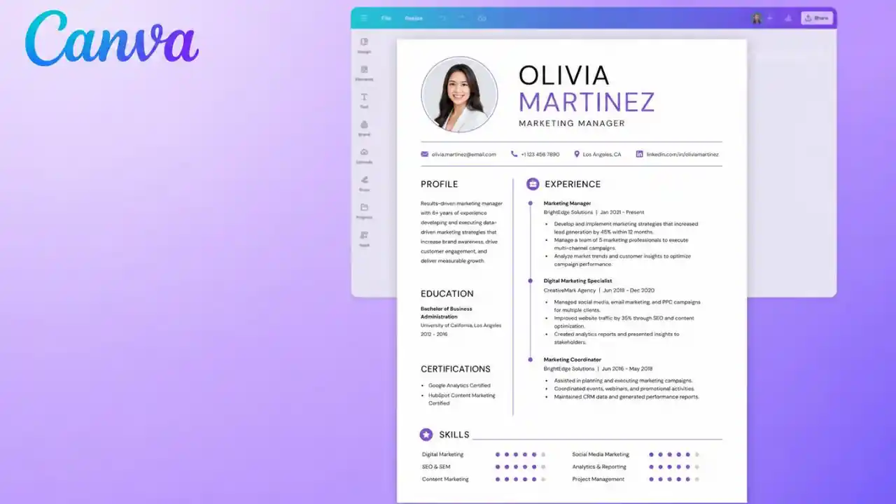 Rahasia membuat CV yang rapih tanpa ribet pakai Canva