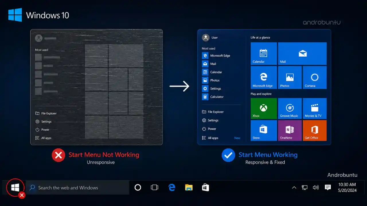 Start Menu Windows 10 Tidak Bisa Dibuka? Begini Cara Mengatasinya