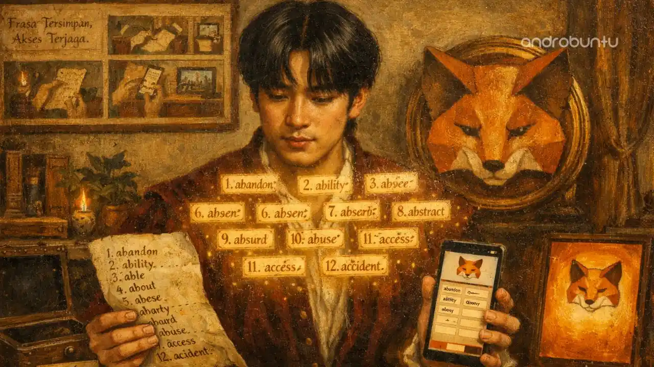 Cara Impor Akun MetaMask ke HP atau PC Baru dengan Secret Recovery Phrase