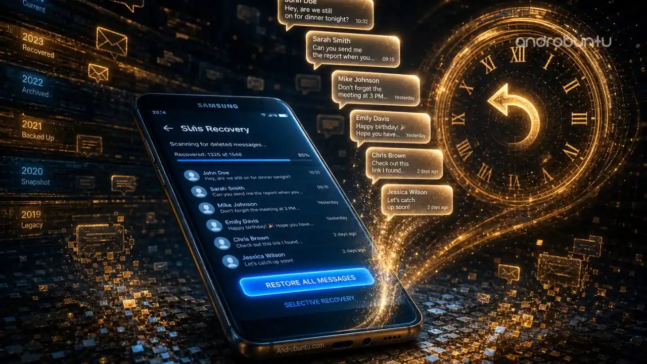 Cara Mengembalikan SMS yang Terhapus di HP Samsung