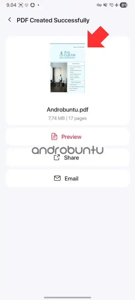Cara menggabungkan PDF di Android