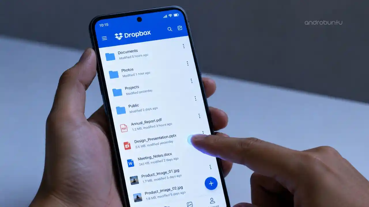​​Cara Menggunakan Dropbox di Android Seperti di PC