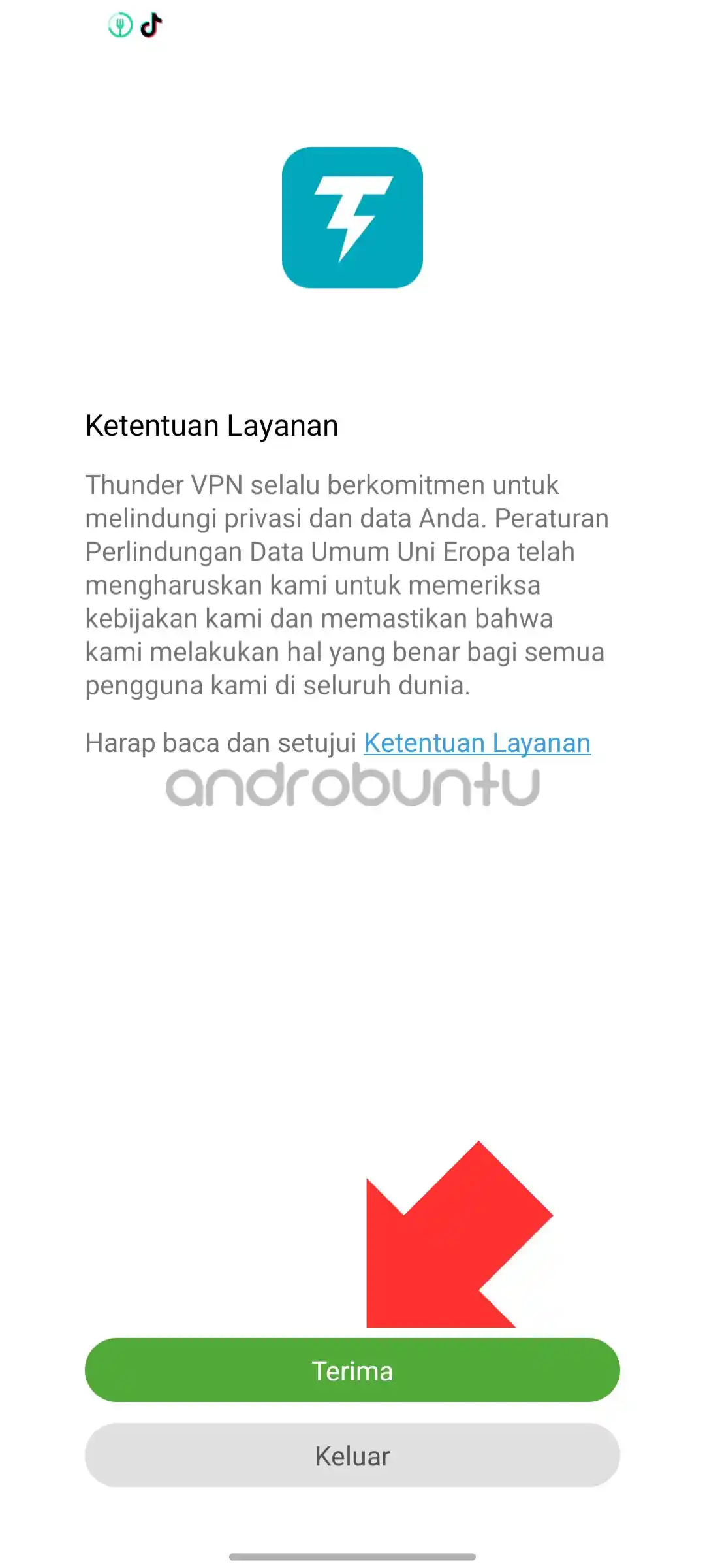 Cara Menggunakan Thunder VPN Di Android