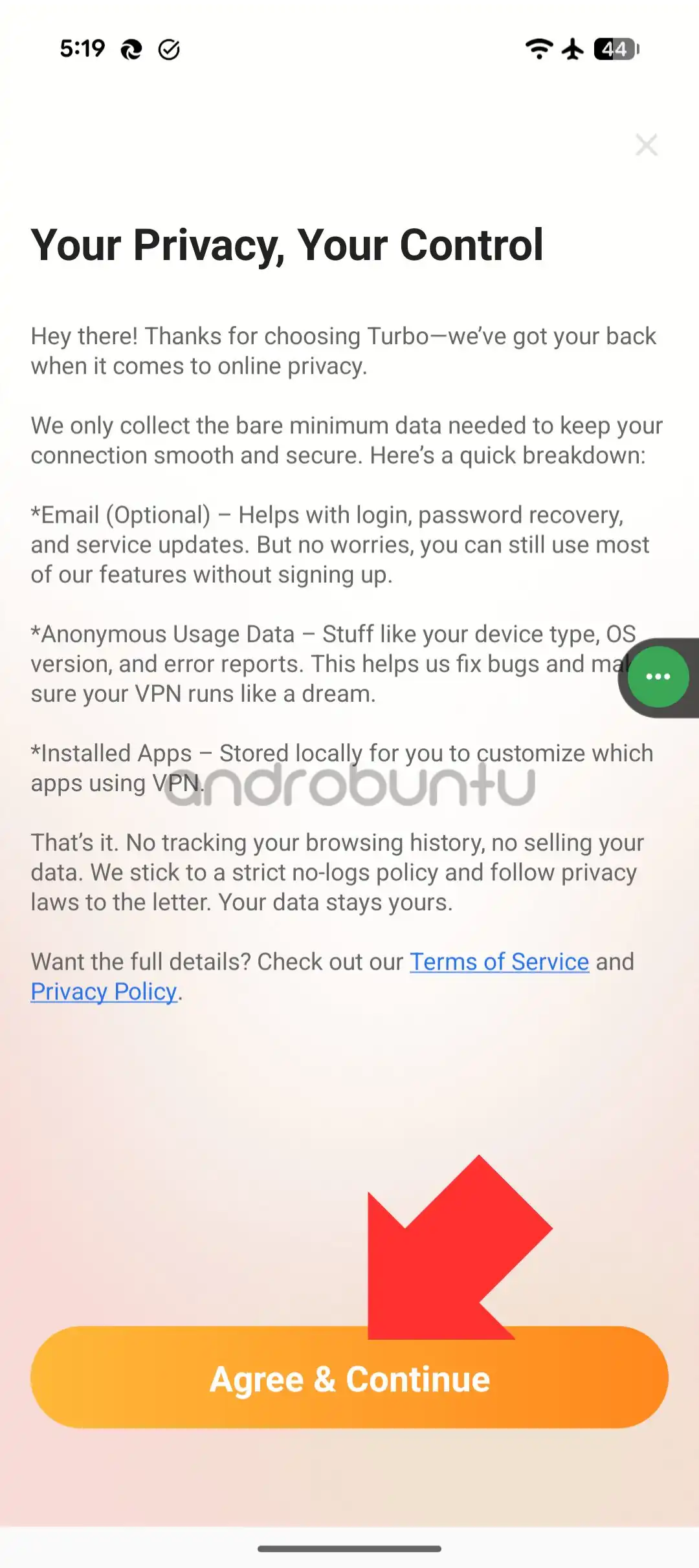 Cara Menggunakan Turbo VPN 1