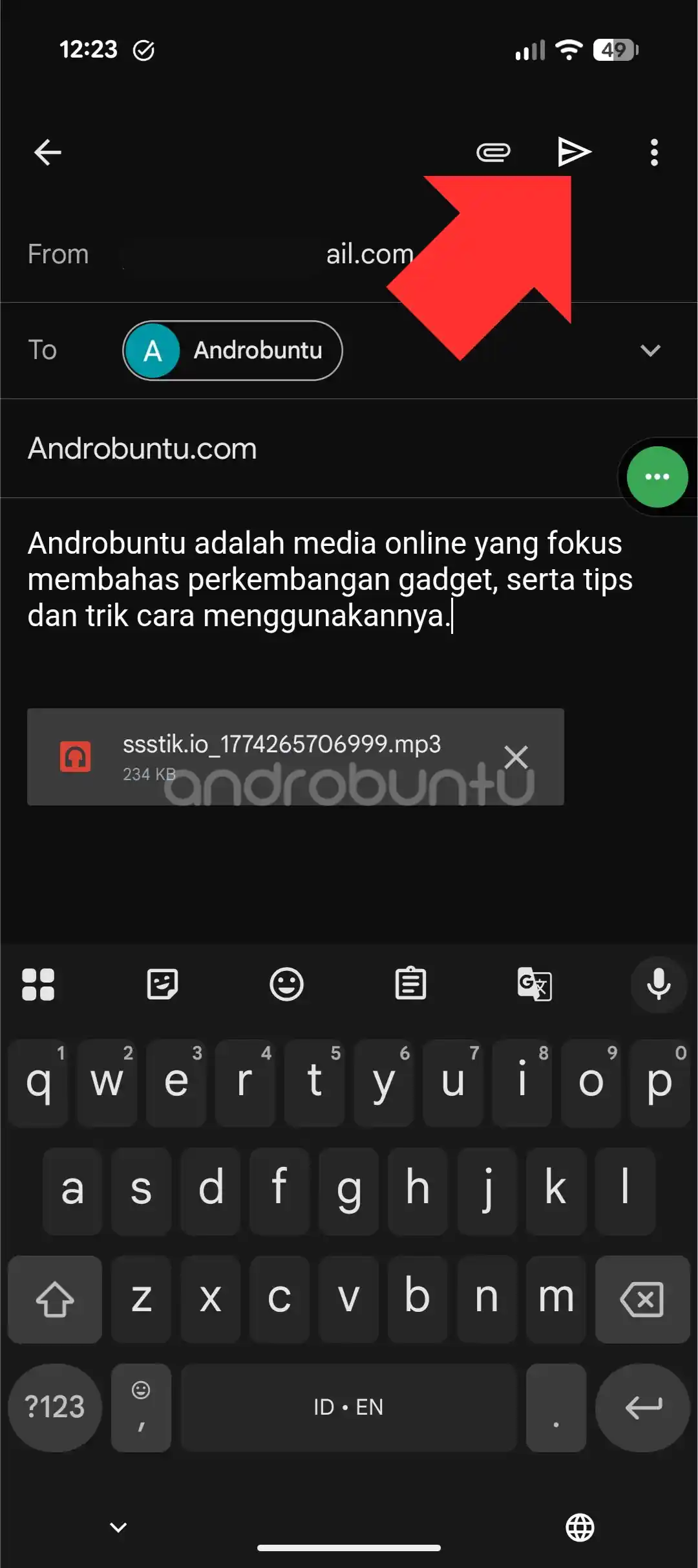 Cara Mengirim Email di Gmail 5