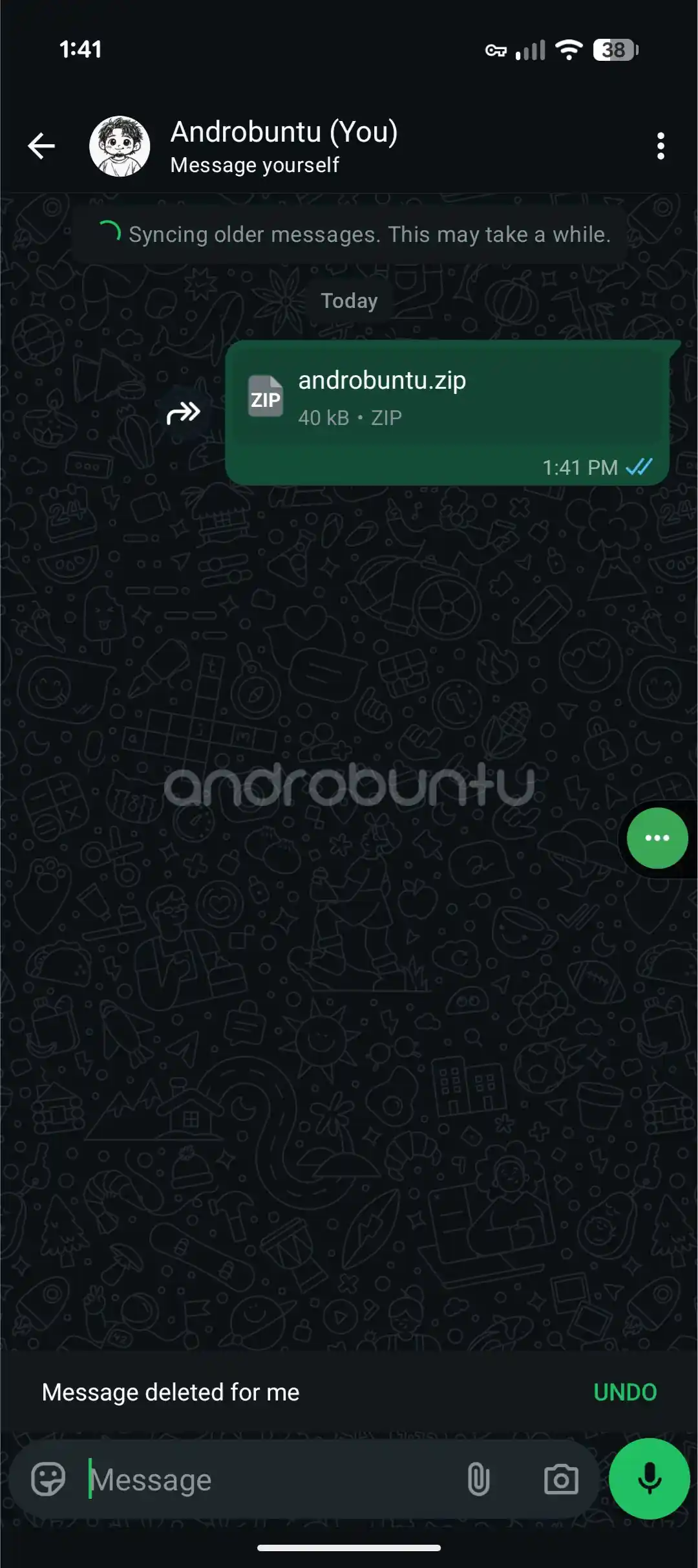 Cara Mengirim Folder Melalui WhatsApp 9