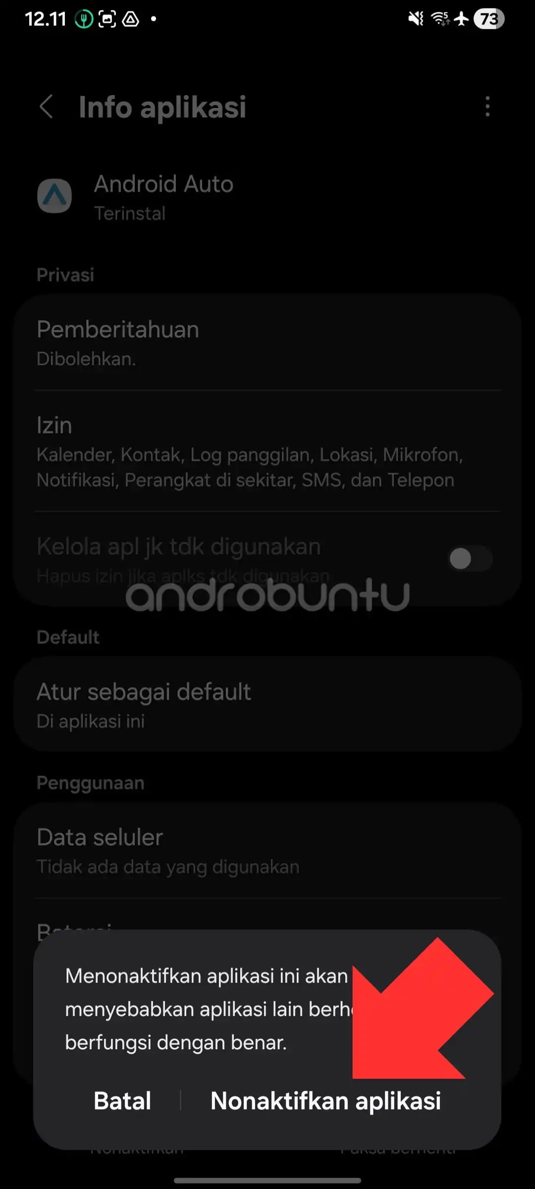 Cara Menonakifkan Aplikasi Samsung 4