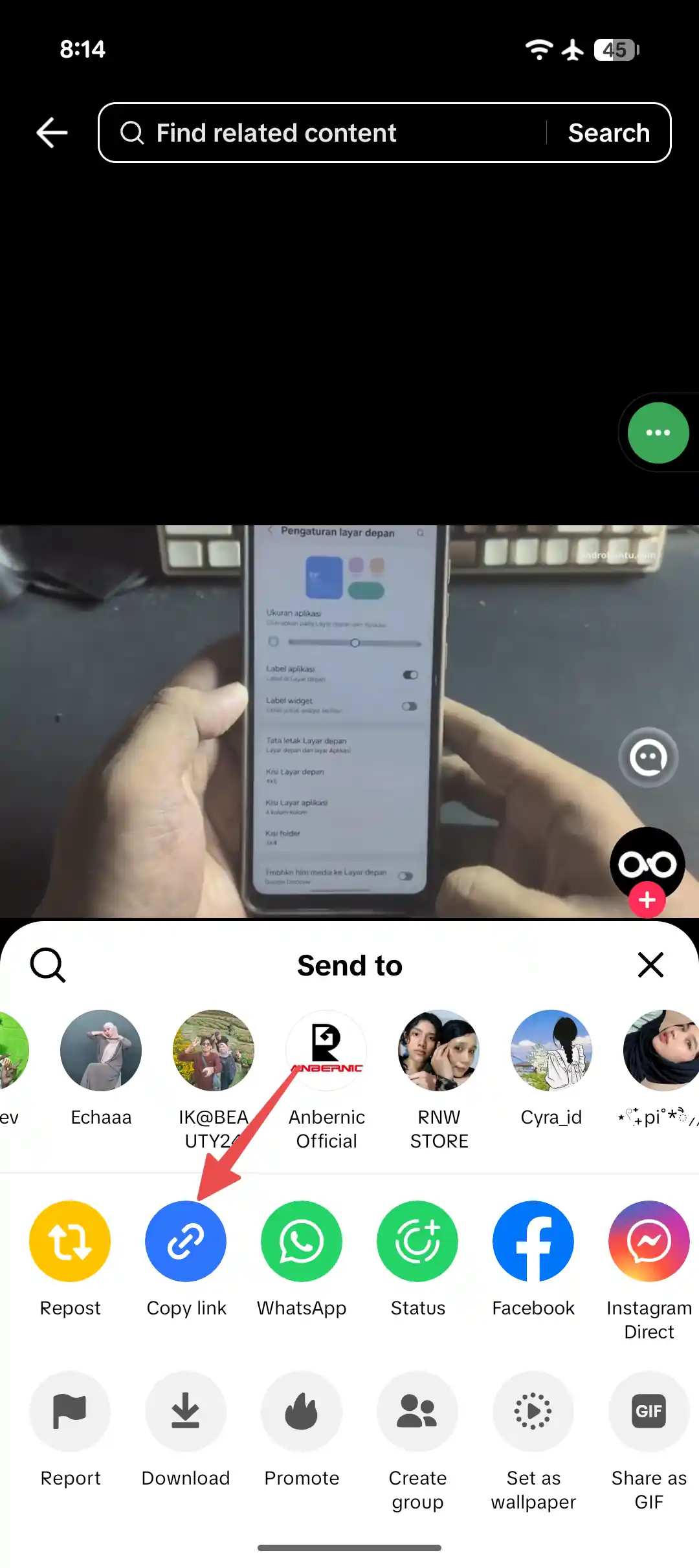 Cara download video tiktok