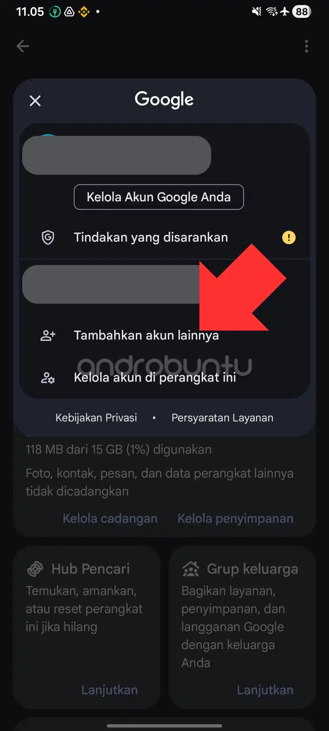 Tambah Akun Google di Android 3