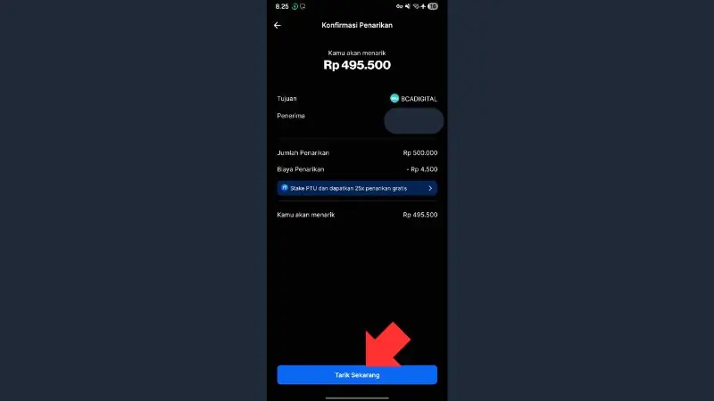 Cara Withdraw Rupiah ke Rekening Bank di Pintu8