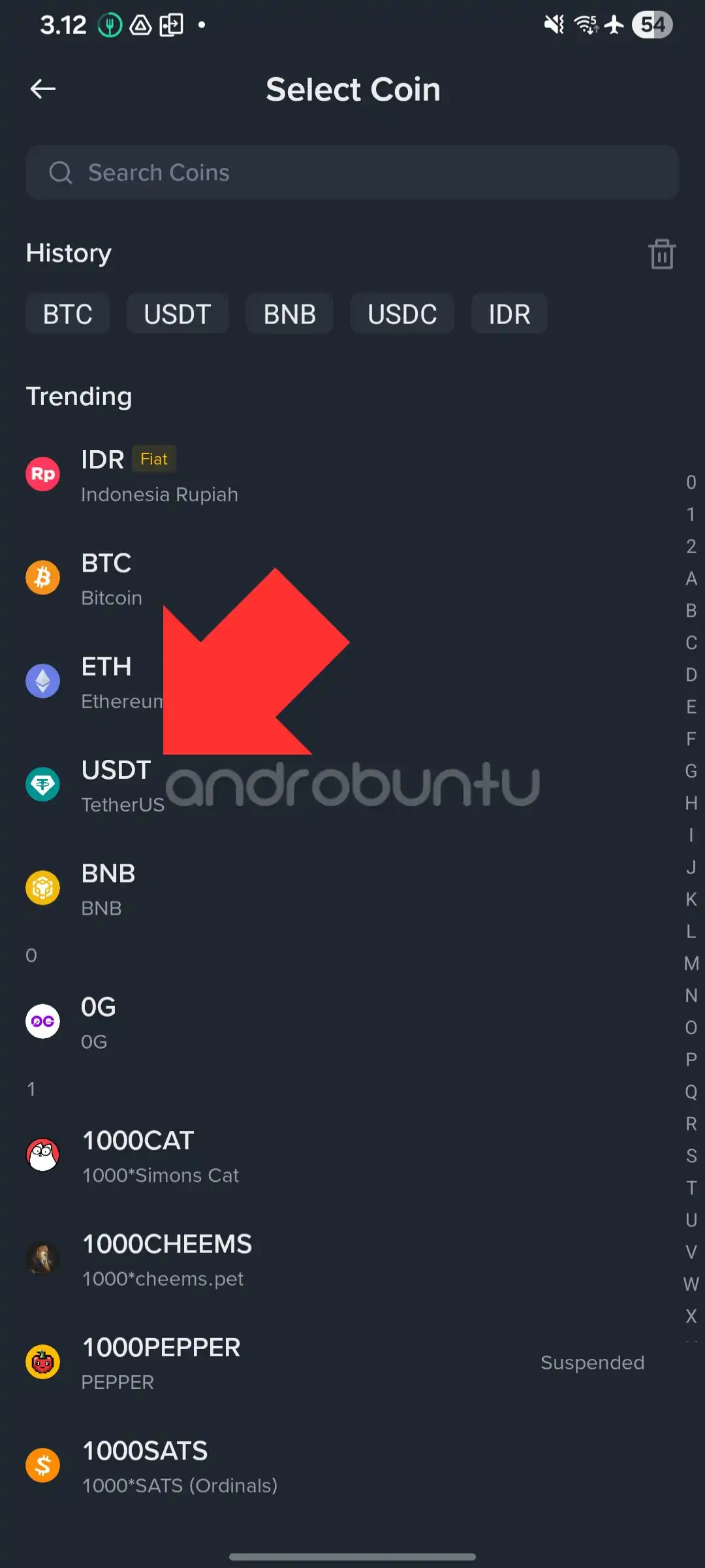 Cara Deposit di Binance 3