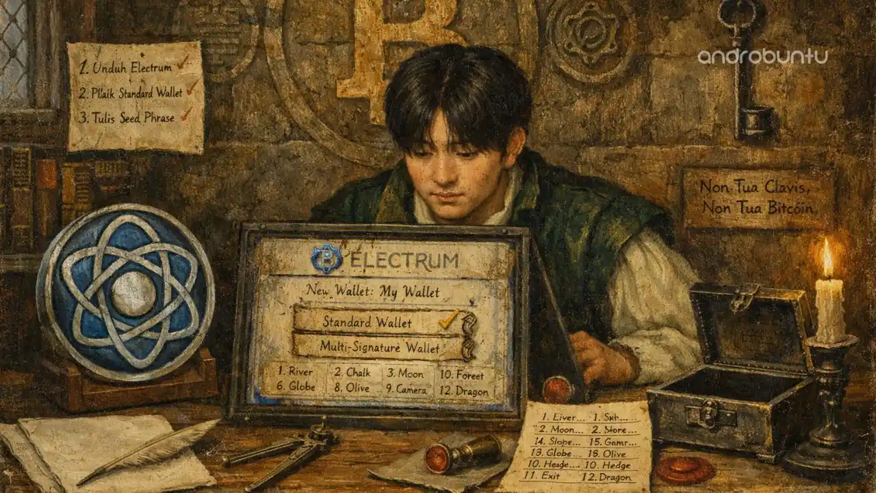 Cara membuat wallet Bitcoin menggunakan Electrum