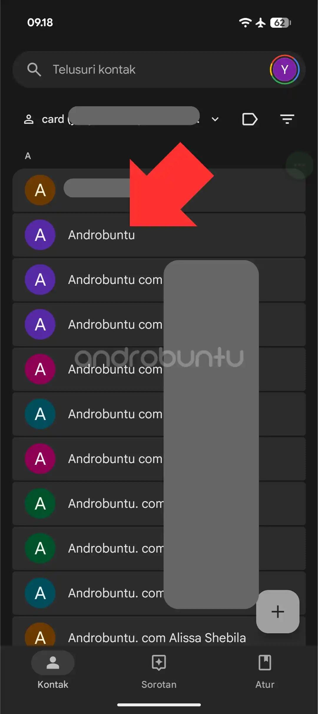 Cara Menambahkan Foto Kontak di HP Android by Androbuntu 2
