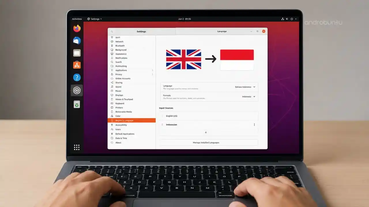 Cara Mengubah Bahasa di Ubuntu