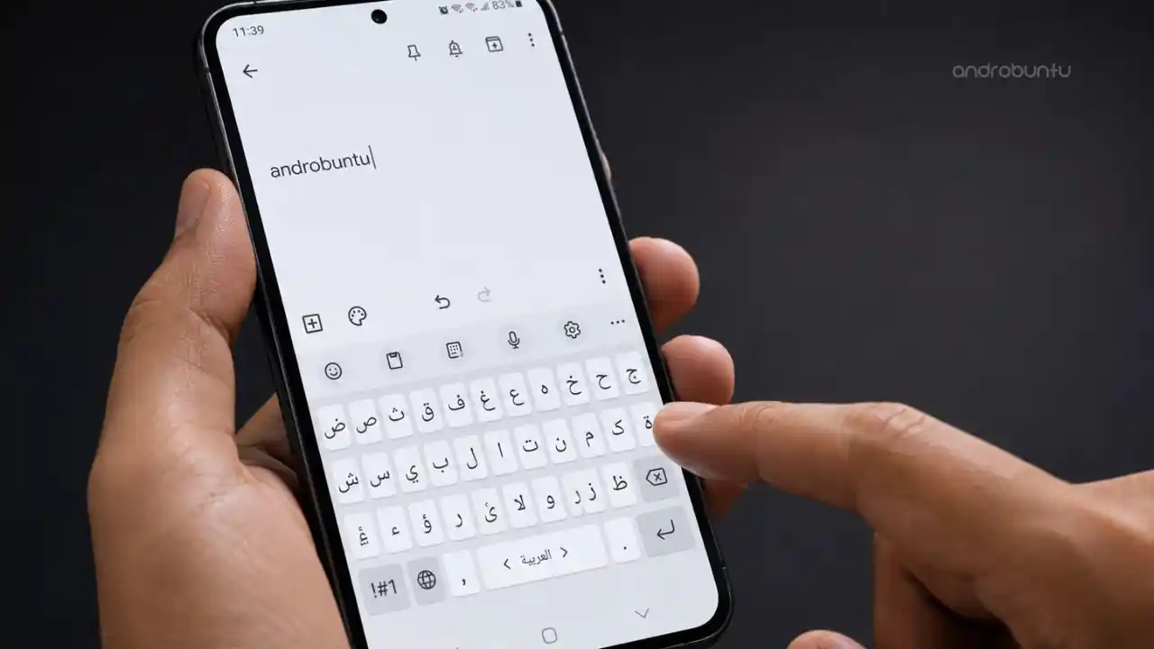Cara mengaktifkan keyboard bahasa Arab di Android