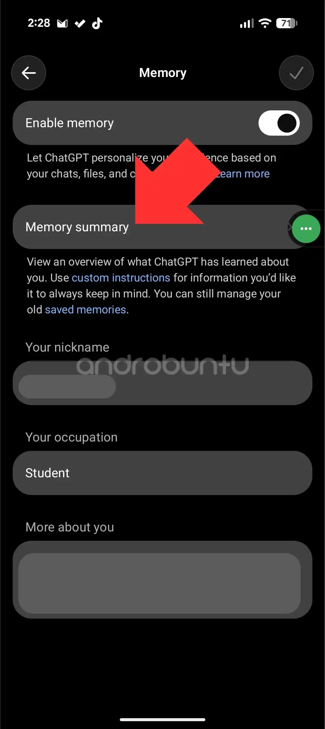 Pindah memory ChatGPT ke Gemini