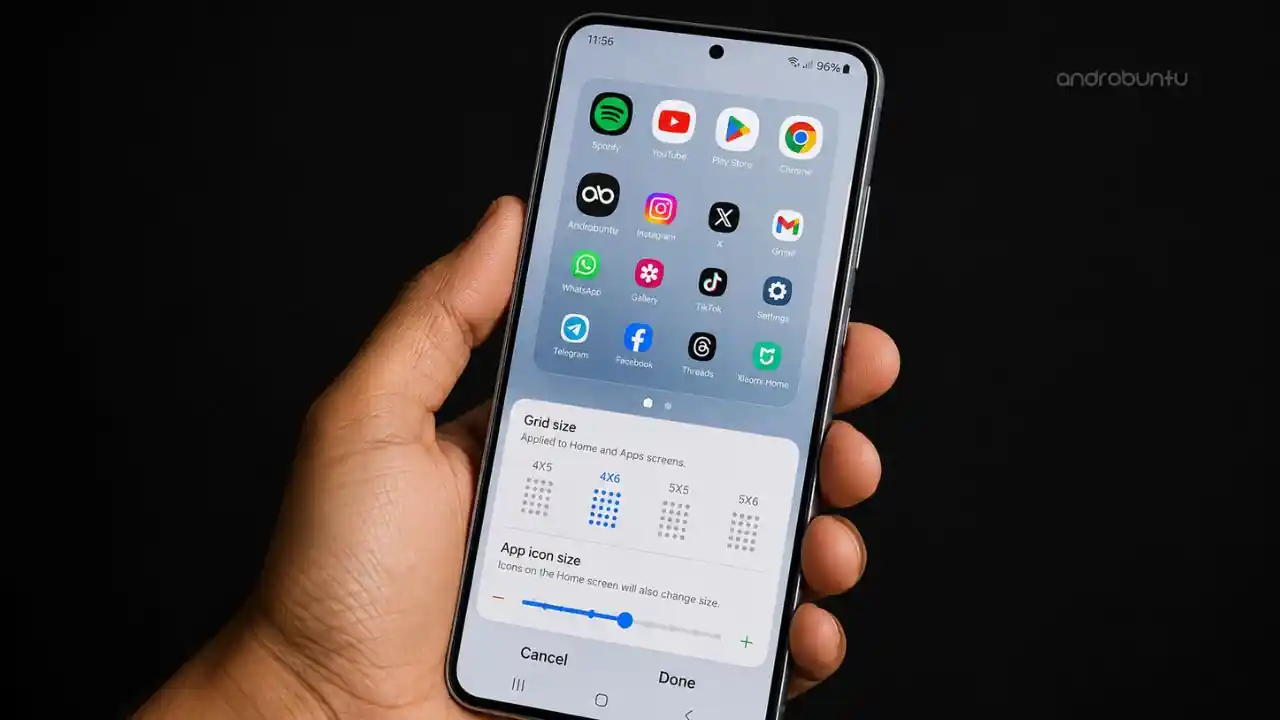 Cara Memperbesar atau Memperkecil Ikon Aplikasi di HP Samsung