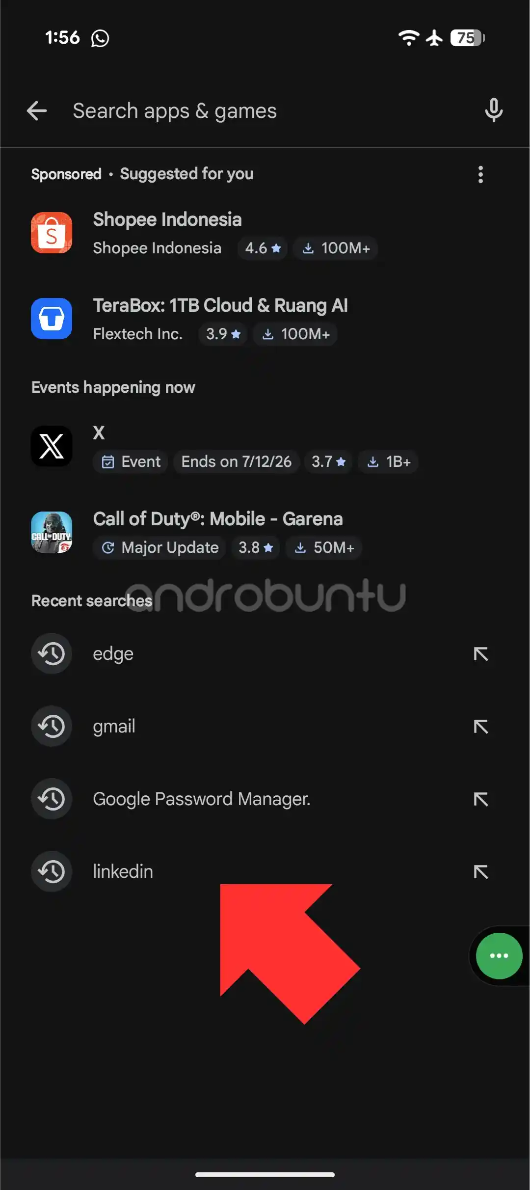 Cara Hapus Riwayat Google Play Store 1