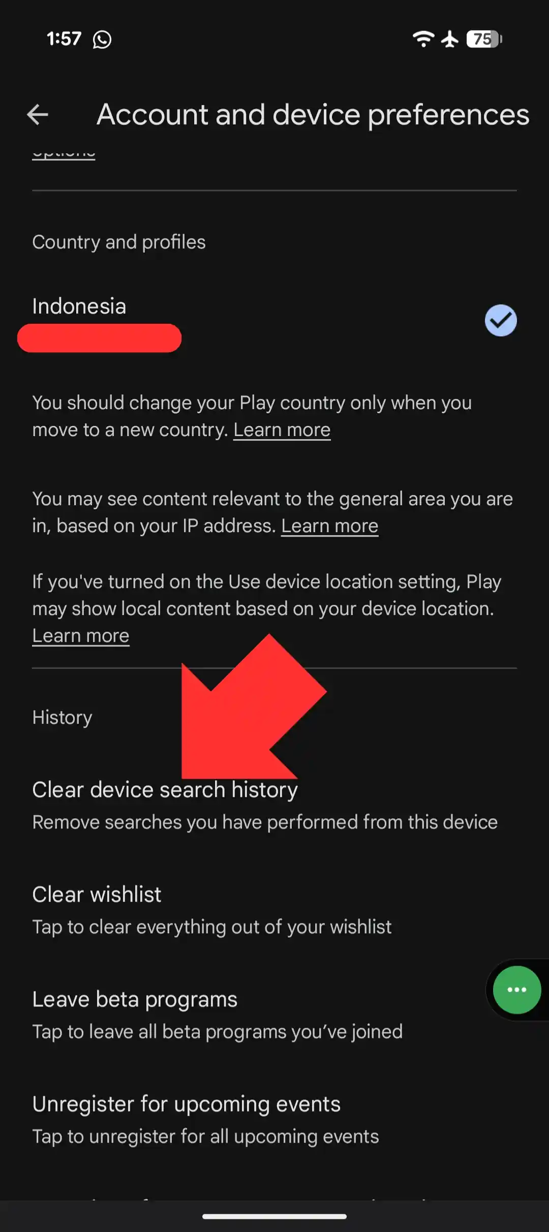 Cara Hapus Riwayat Google Play Store 4