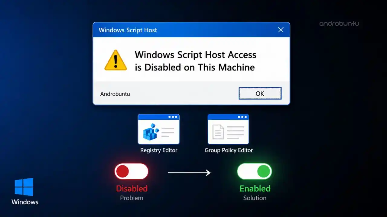 3 Cara Mengatasi Windows Script Host Access is Disabled on This Machine