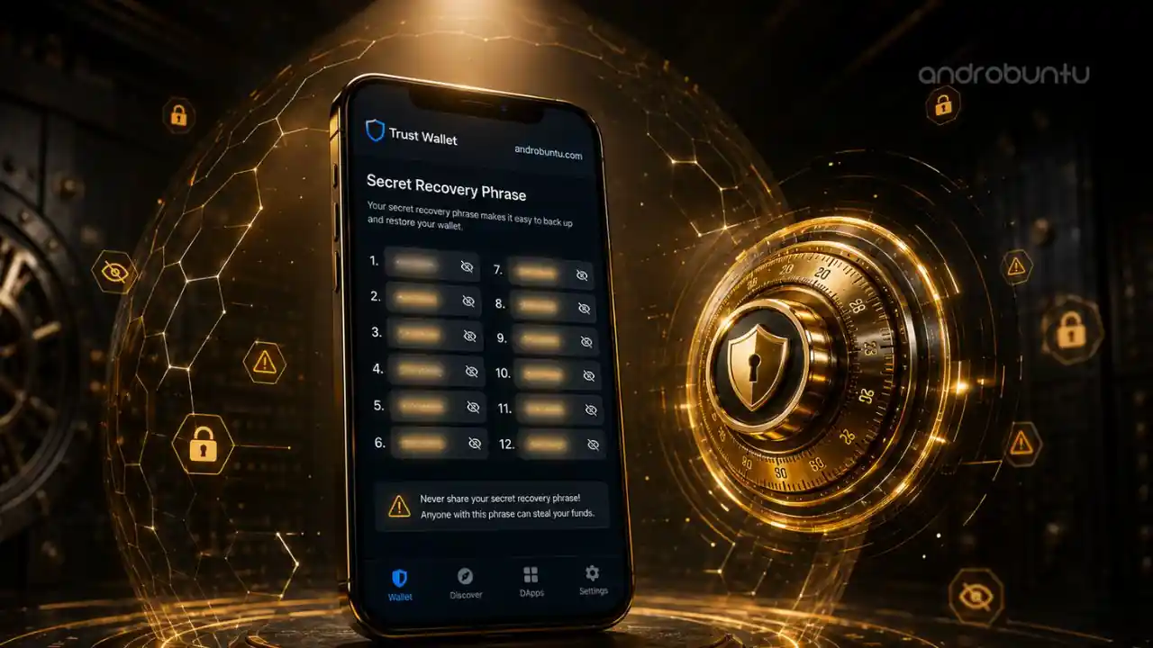 Cara Melihat Secret Phrase di Trust Wallet