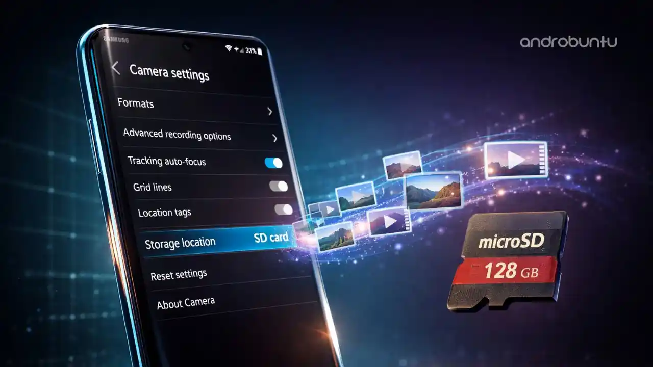 Cara Menyimpan Foto dan Video Secara Otomatis ke SD Card di HP Samsung