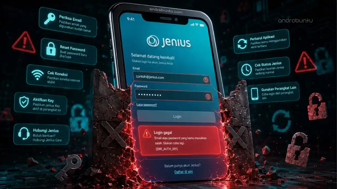 Tidak Bisa Login Jenius di HP Baru dan Cara Mengatasinya