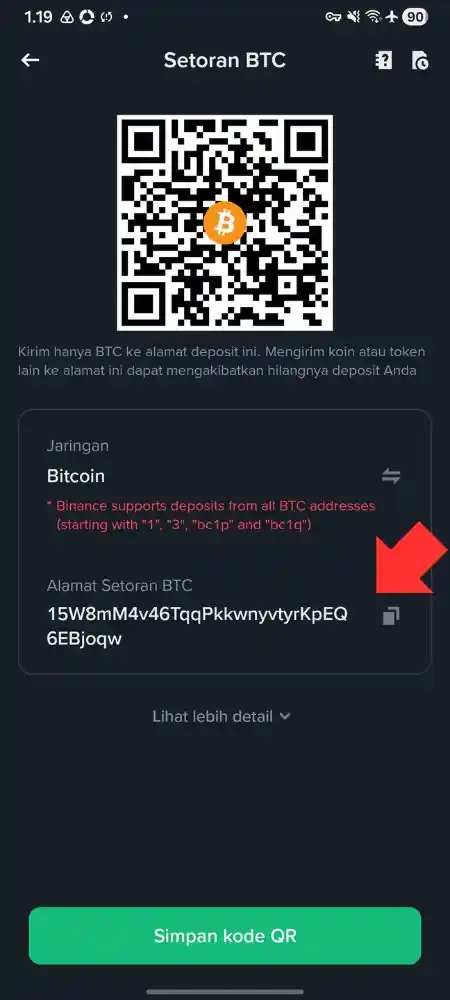 Cara Mengirim Cryptocurrency dari Trust Wallet ke Tokocrypto by Androbuntu 1
