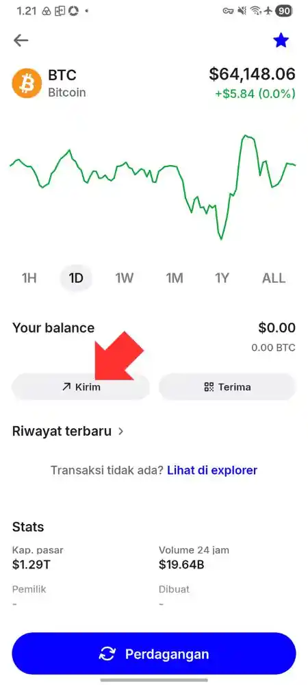 Cara Mengirim Cryptocurrency dari Trust Wallet ke Tokocrypto by Androbuntu 1