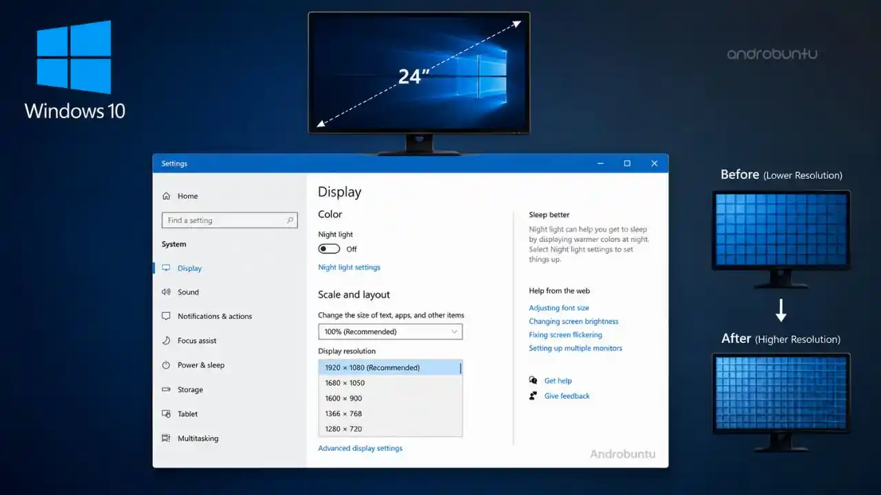Cara Mengubah Resolusi Layar Di Windows 10