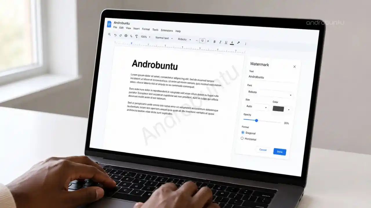 Cara Menambahkan Watermark pada Dokumen di Google Docs